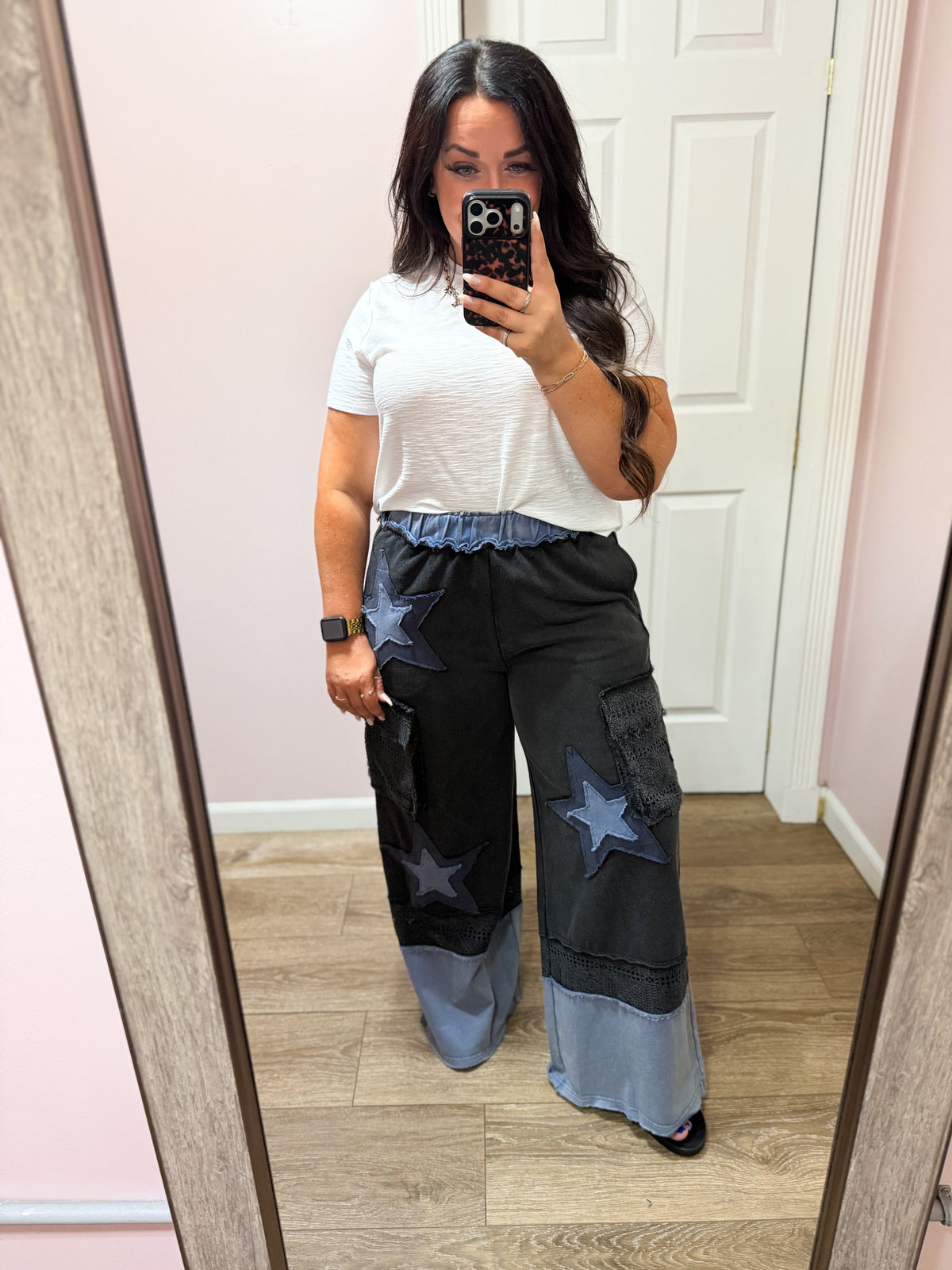 Days End Star Patch Pants