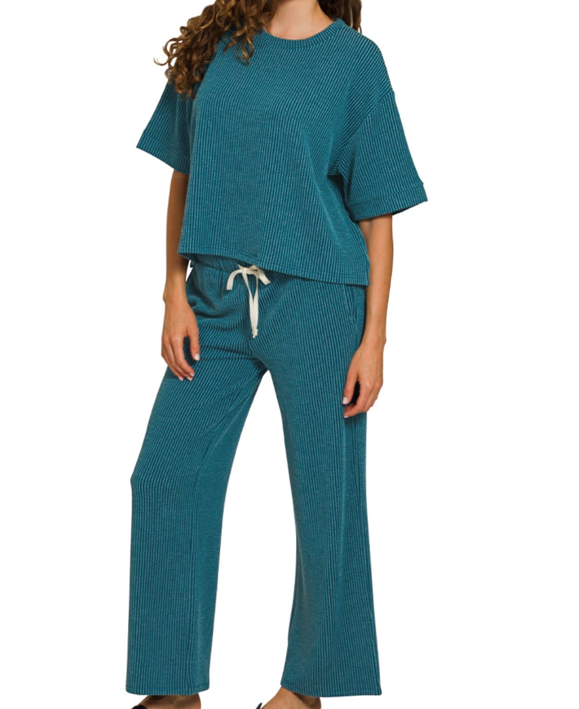 Easily Accomplished Ribbed Set