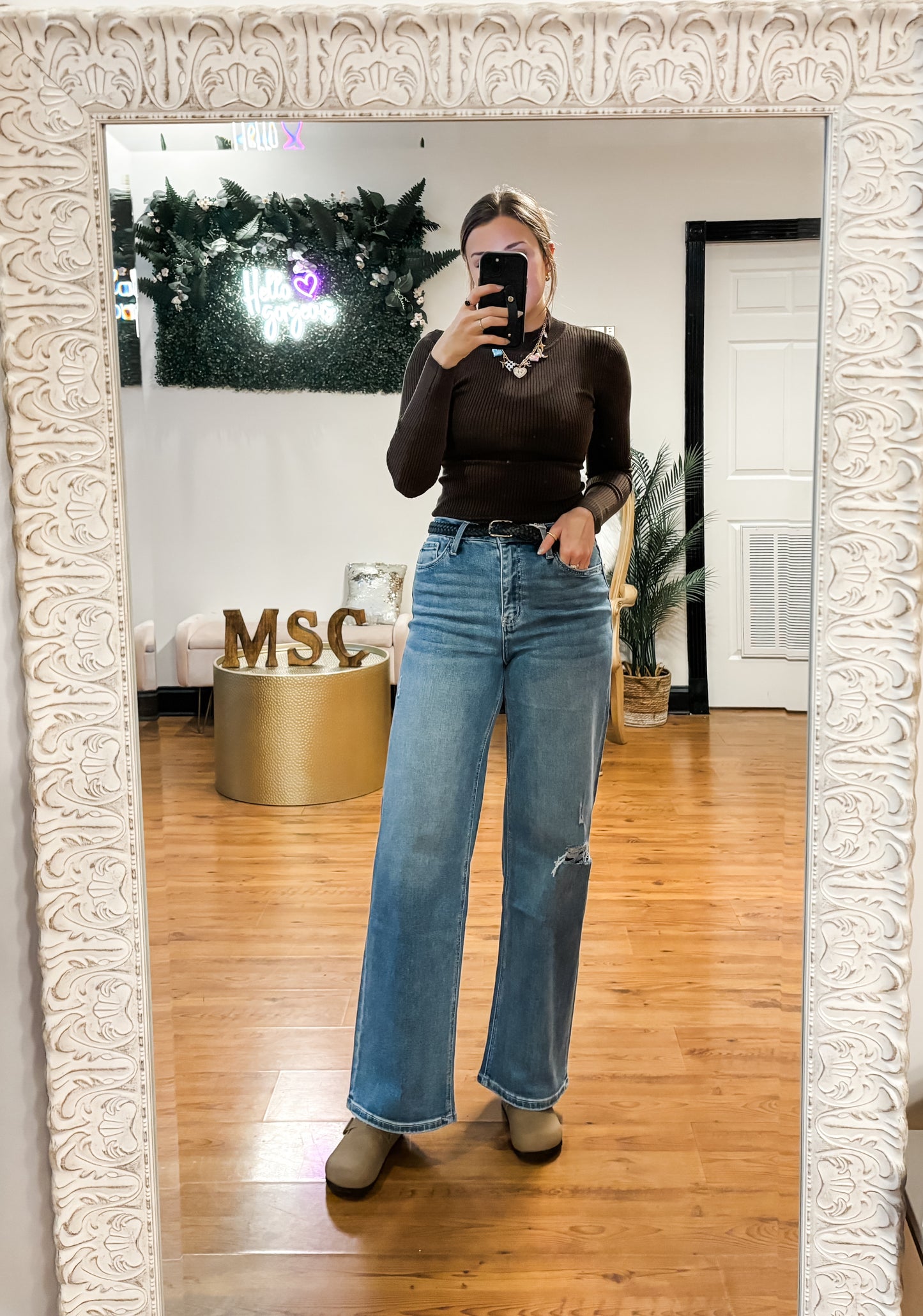 Super High Rise Baggy Jeans