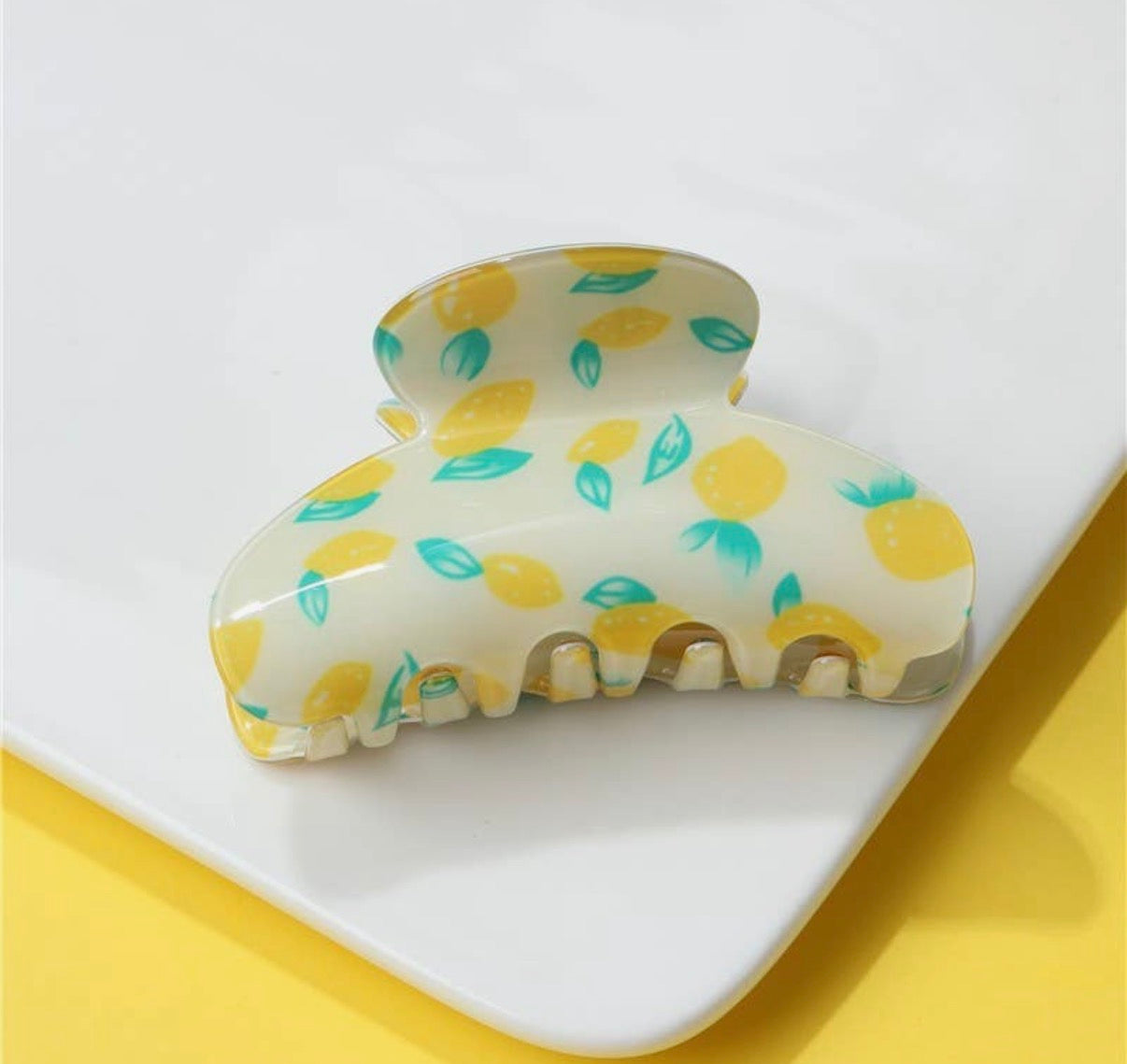 Lemon Hair Claw Clip