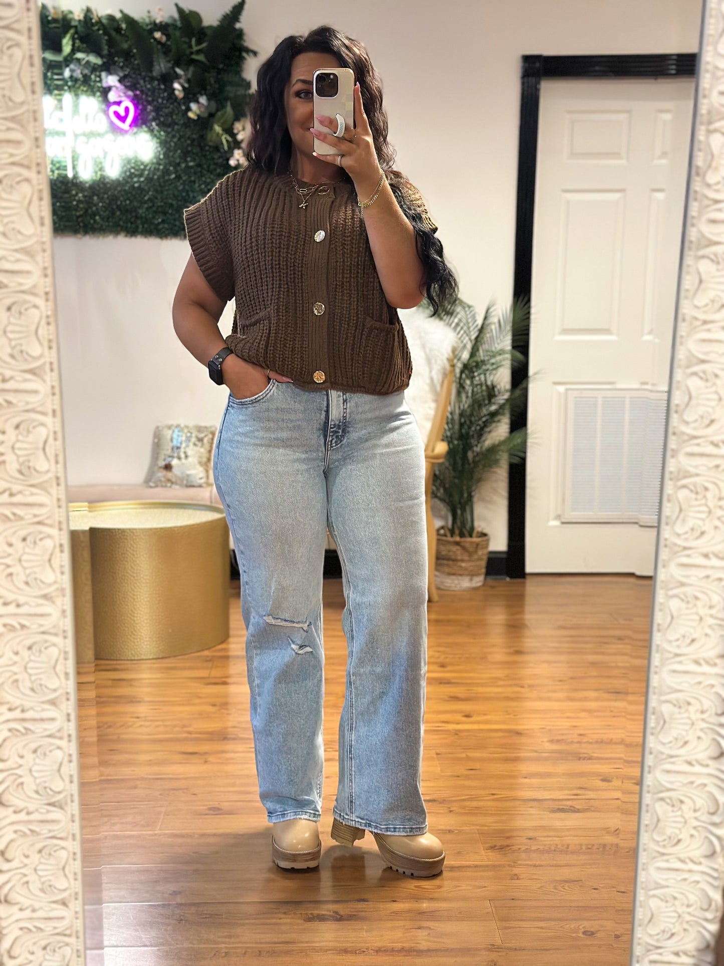 Cate Knit Sweater Top