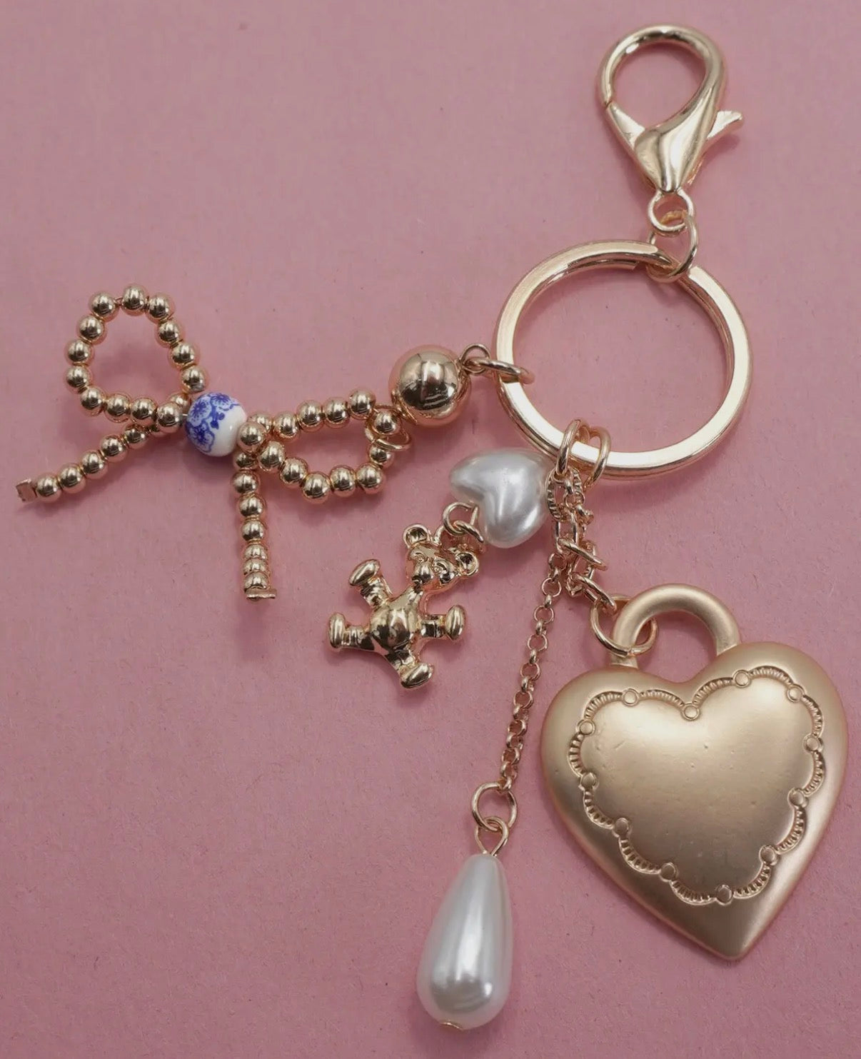 Bow/Heart/Teddy/Pearl Bag Charm