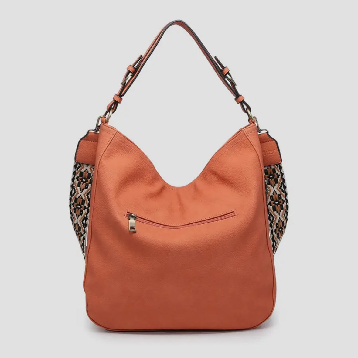 Aris Whipstitch Hobo/Crossbody w/ Guitar Strap