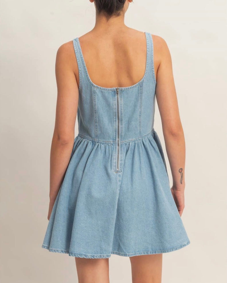 Easygoing Denim Dress