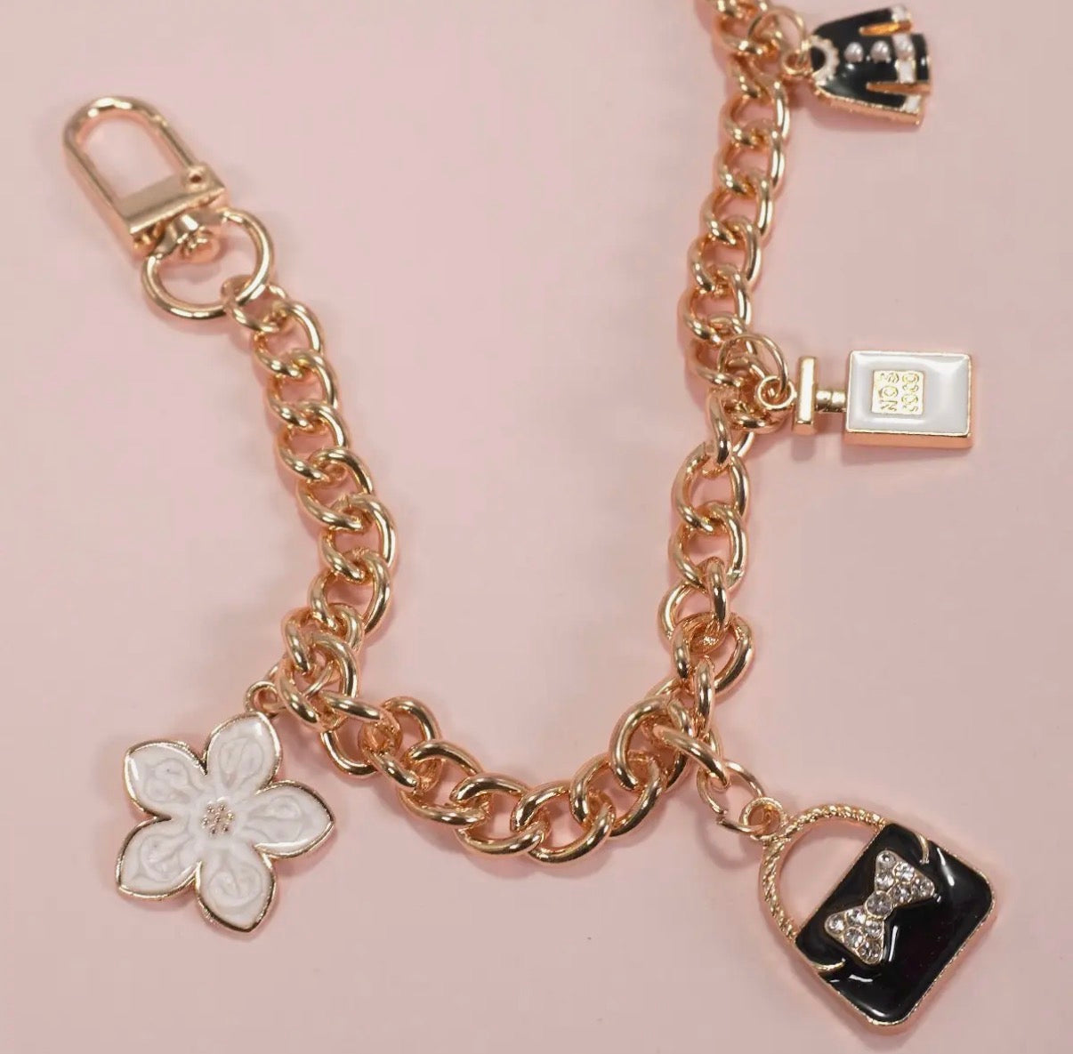 Purse/Flower/Perfume Bag Charm Chain