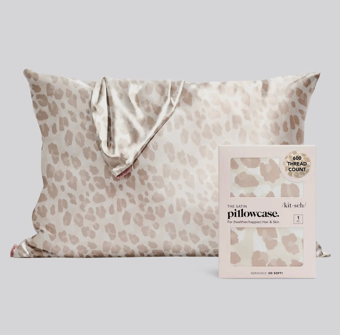 Satin Pillowcase, Leopard