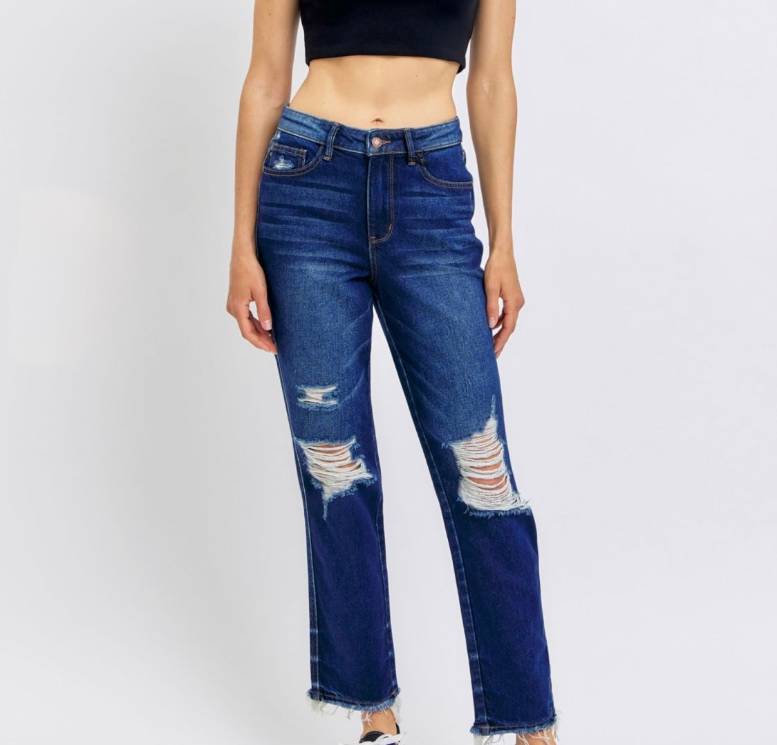 Carrie “Rigid Magic” Straight Jeans