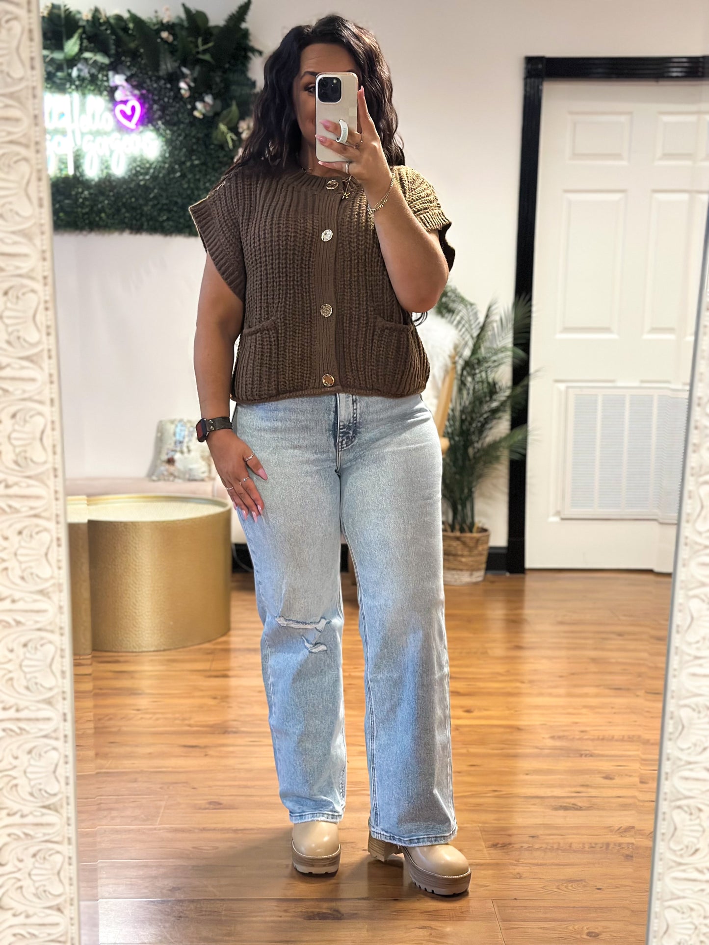 Cate Knit Sweater Top