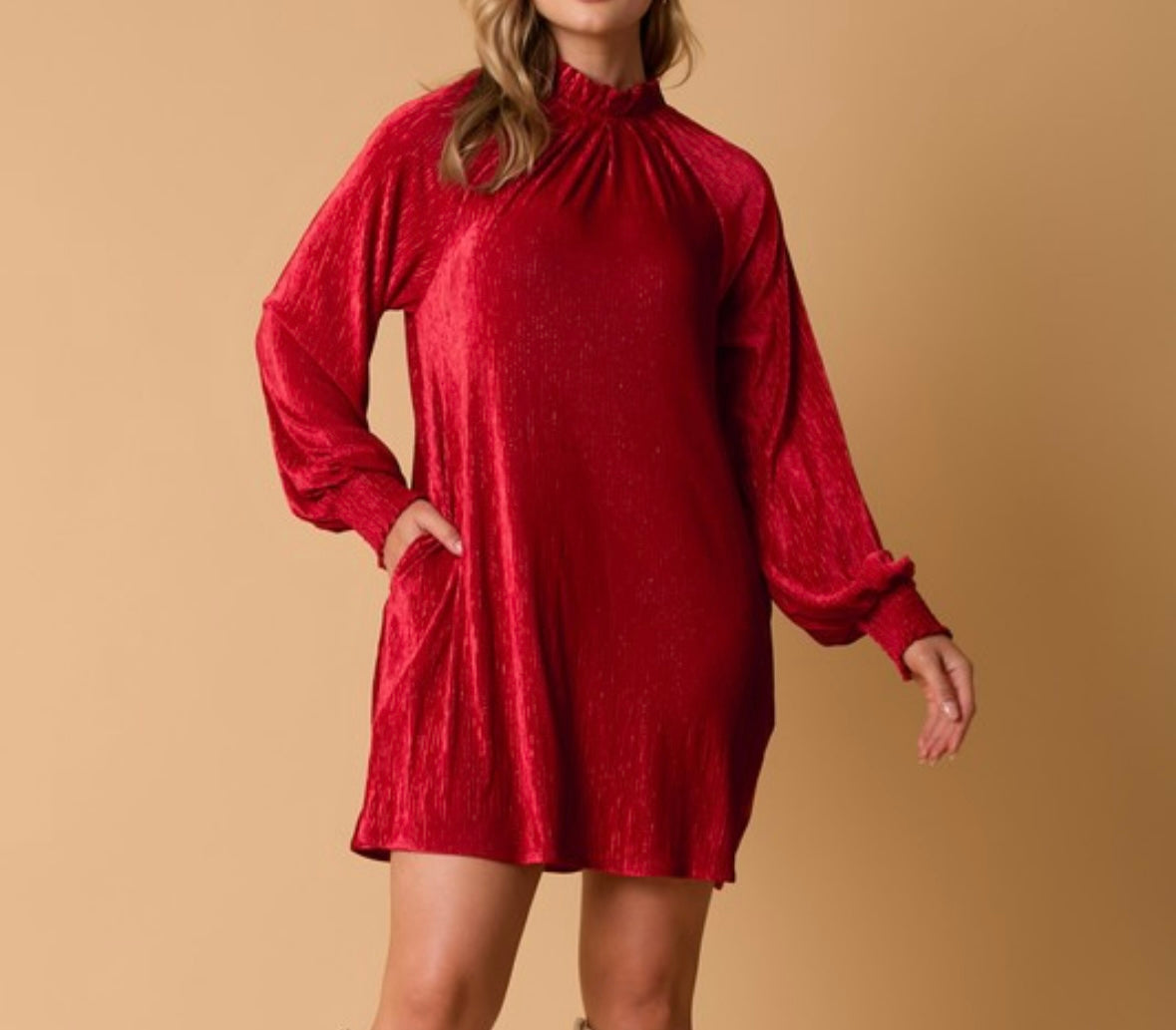 Feeling Festive Velvet Dress