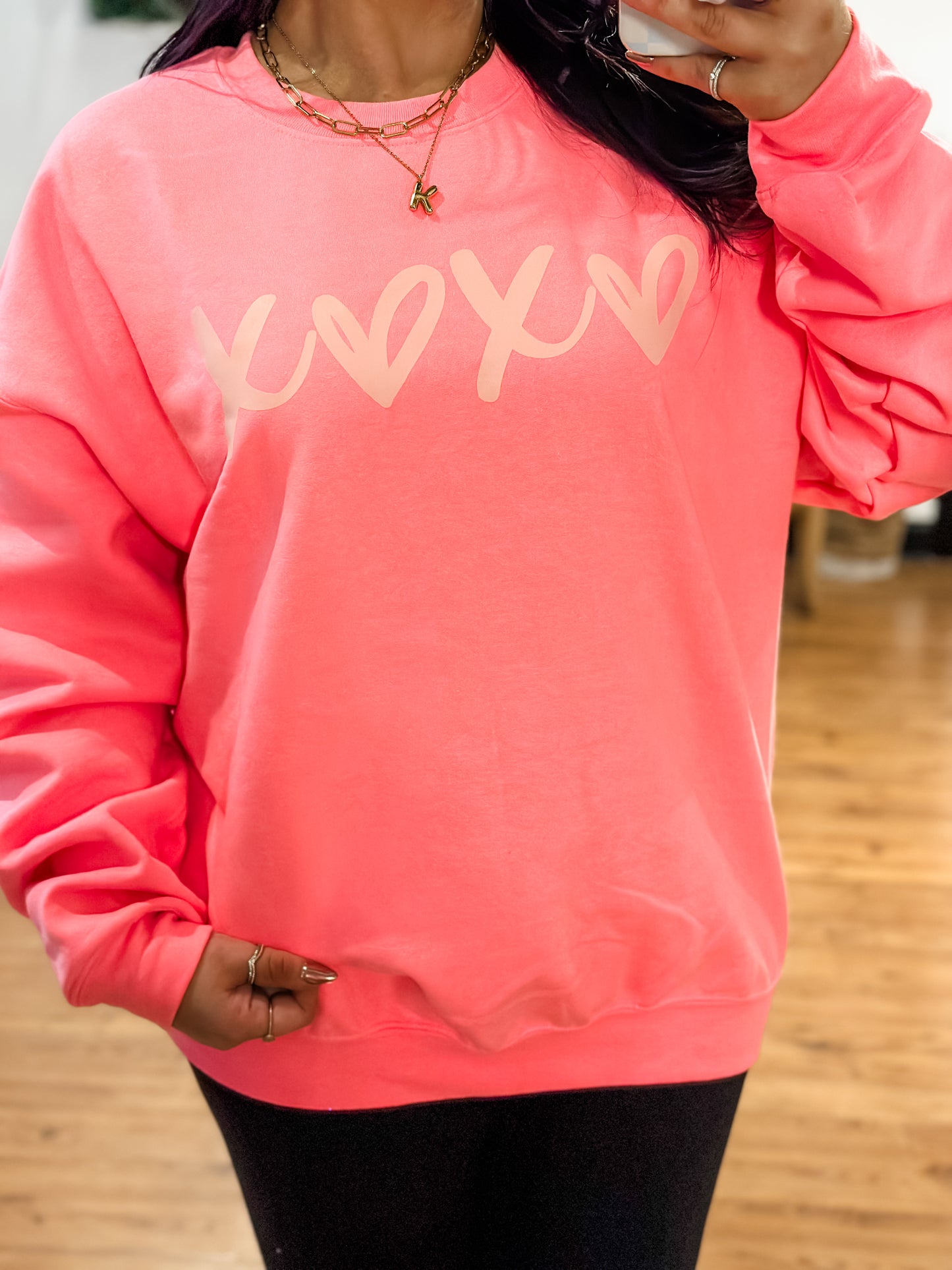 XOXO Graphic Crewneck