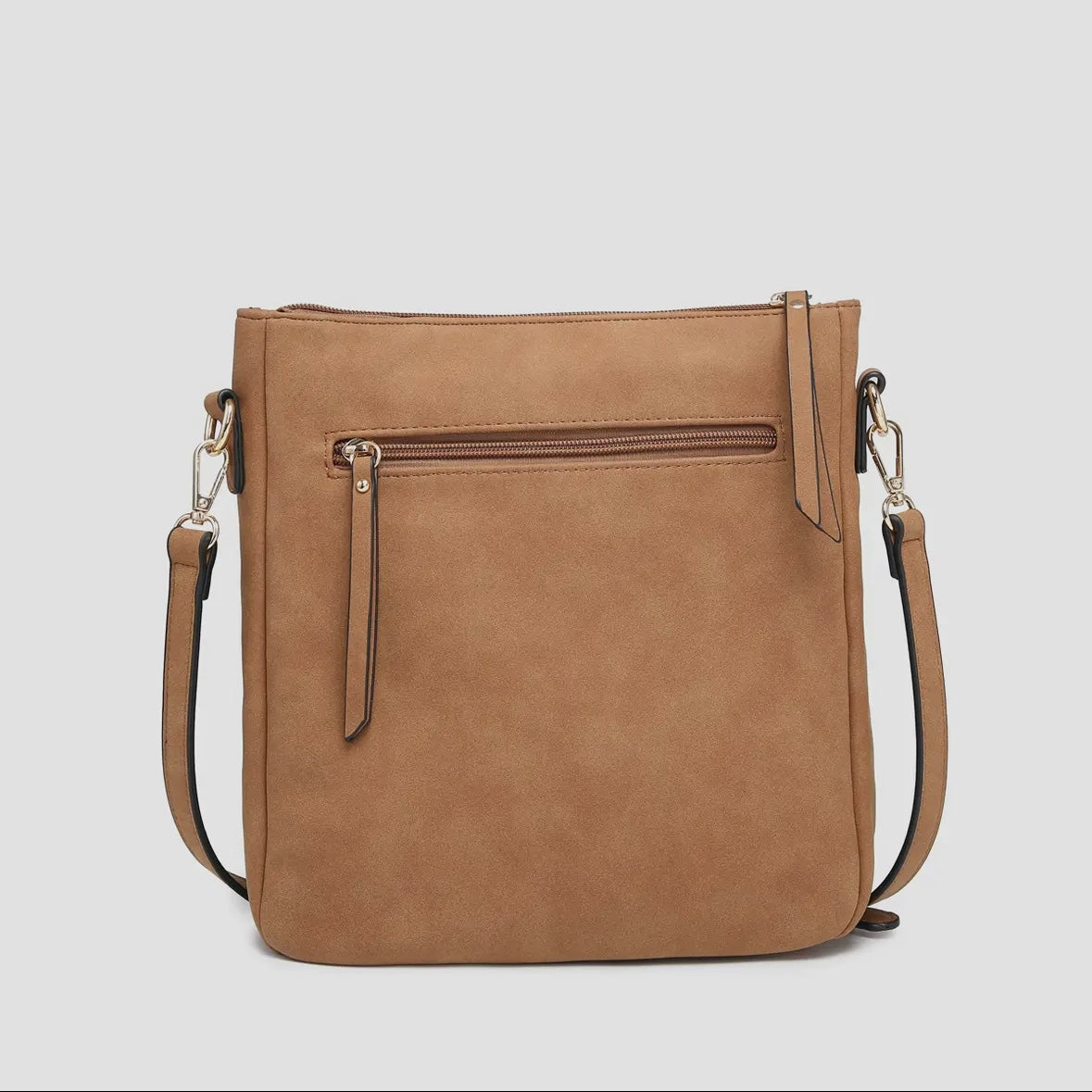 Layla Faux Suede Crossbody w/Tassel