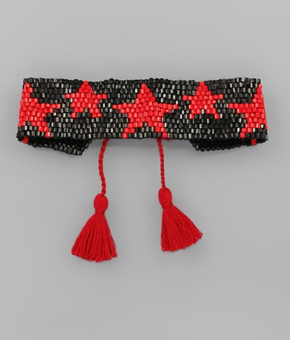 Beaded Star Bracelet