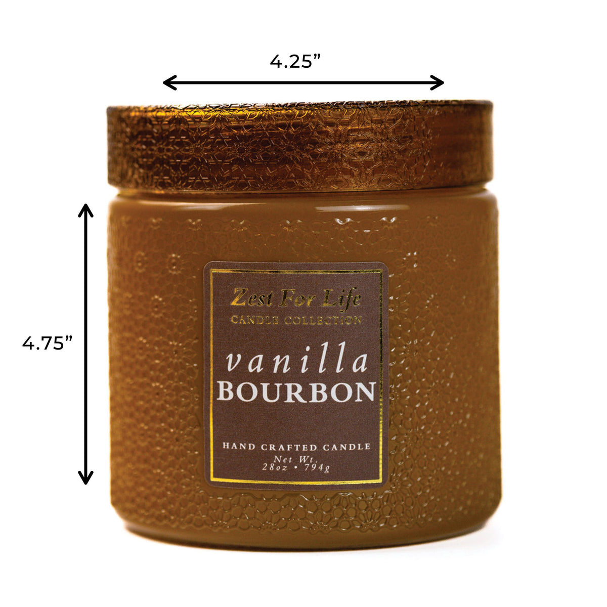 Vanilla Bourbon – 28oz Luxury Candle