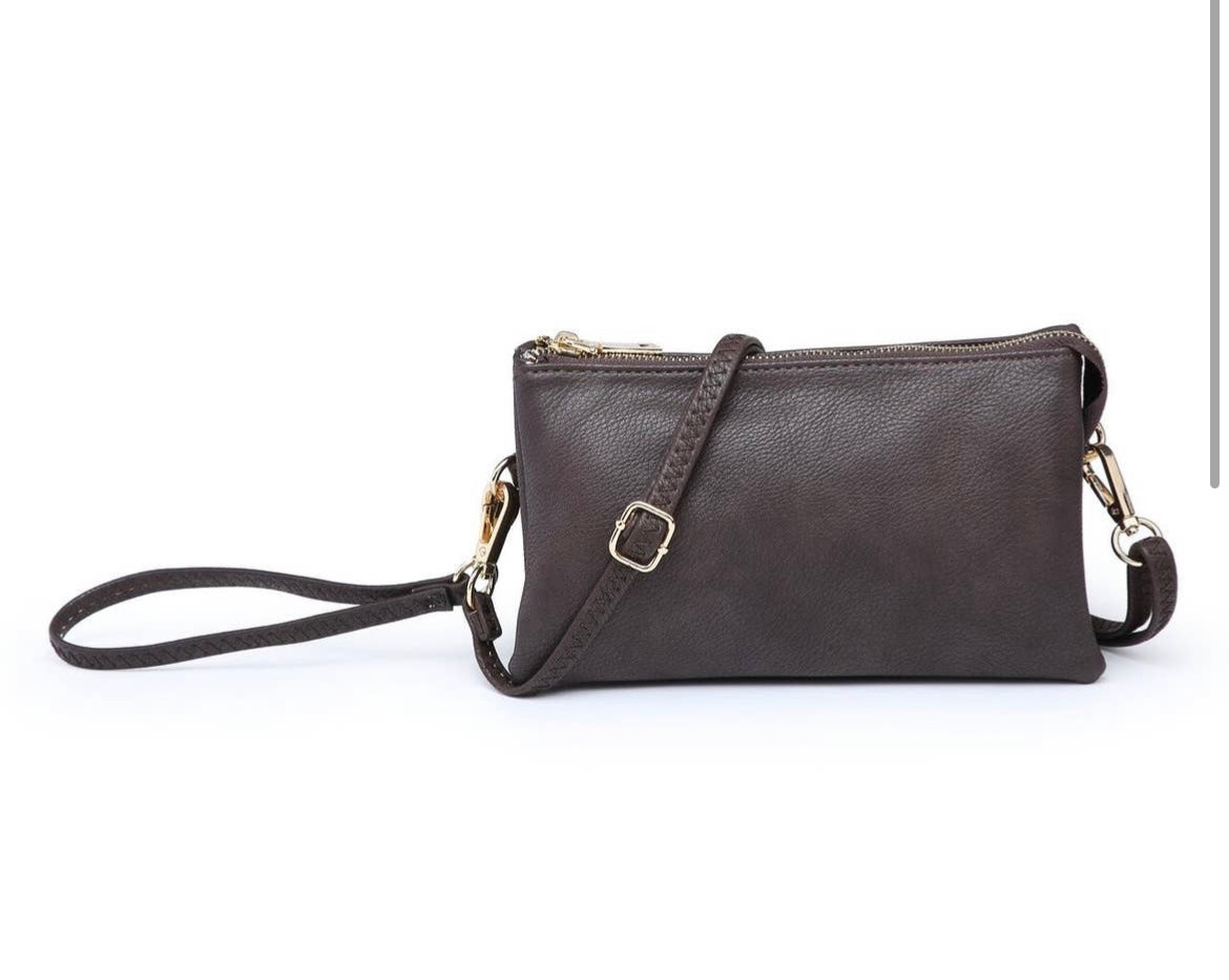 Riley 3 Compartment Crossbody/Wristlet