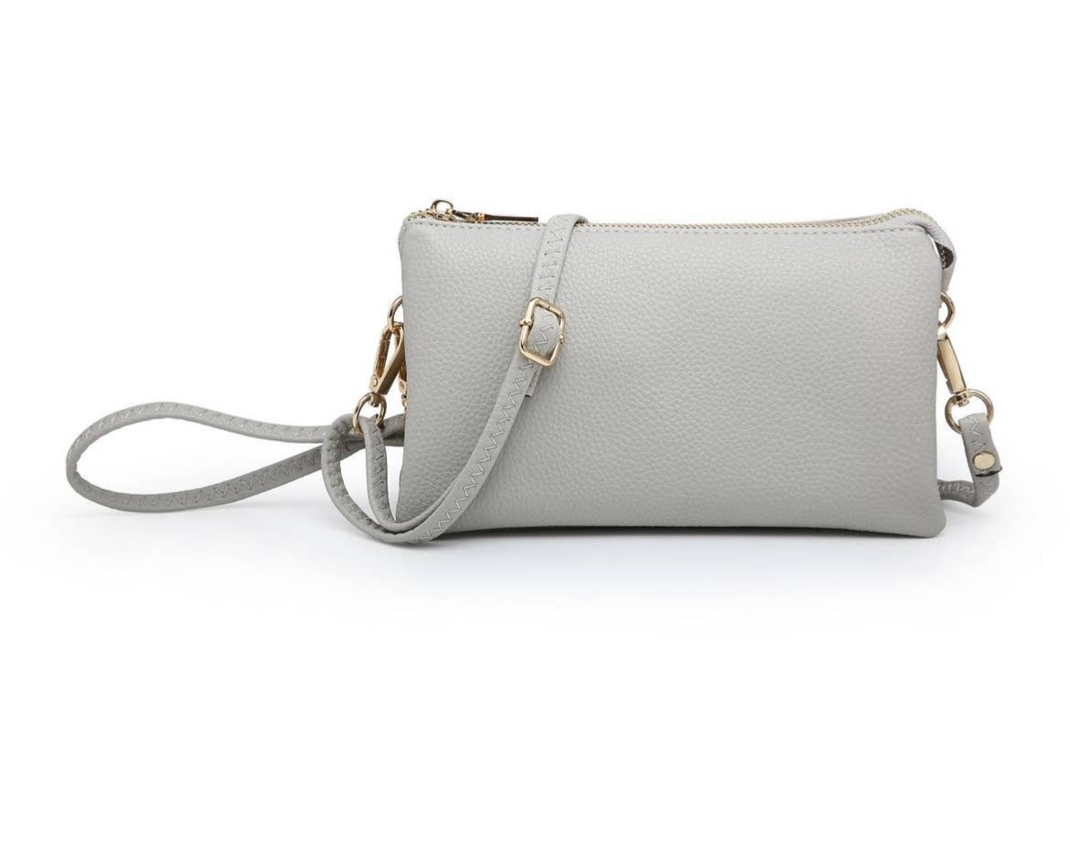 Riley 3 Compartment Crossbody/Wristlet