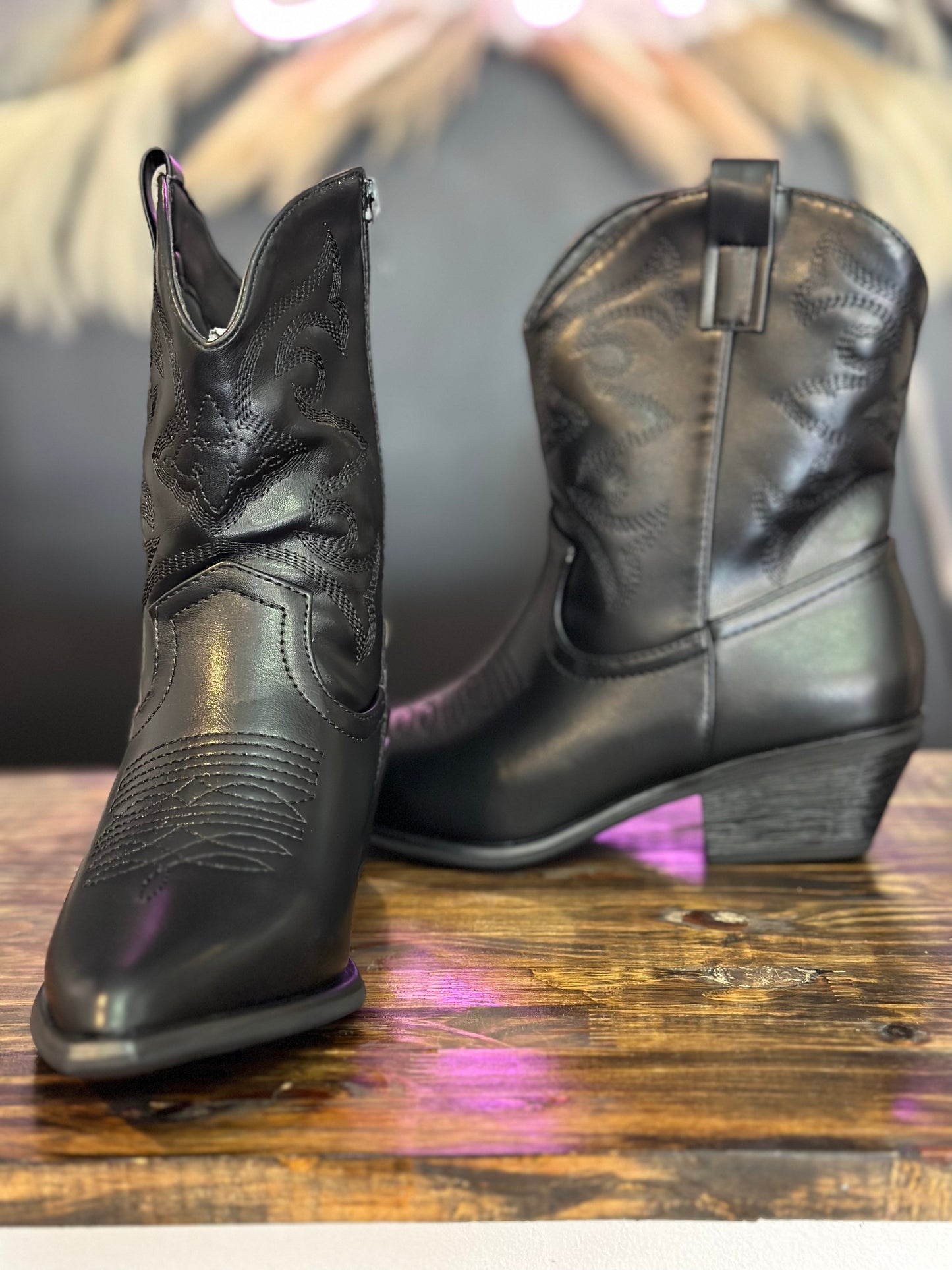 Giddy Up Short Western Boots
