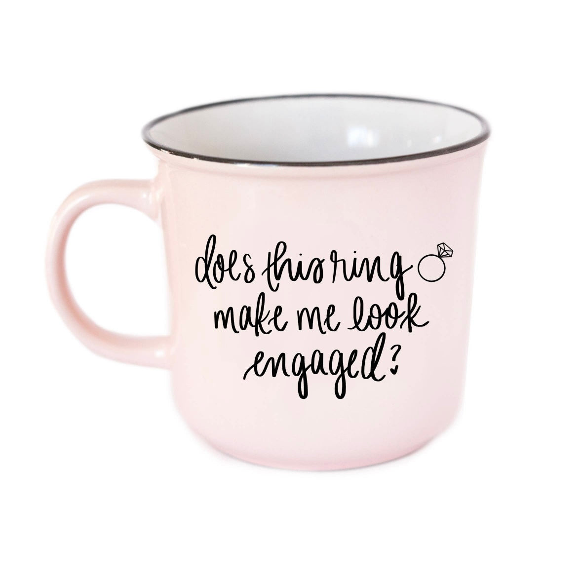 Pink Engaged Mug