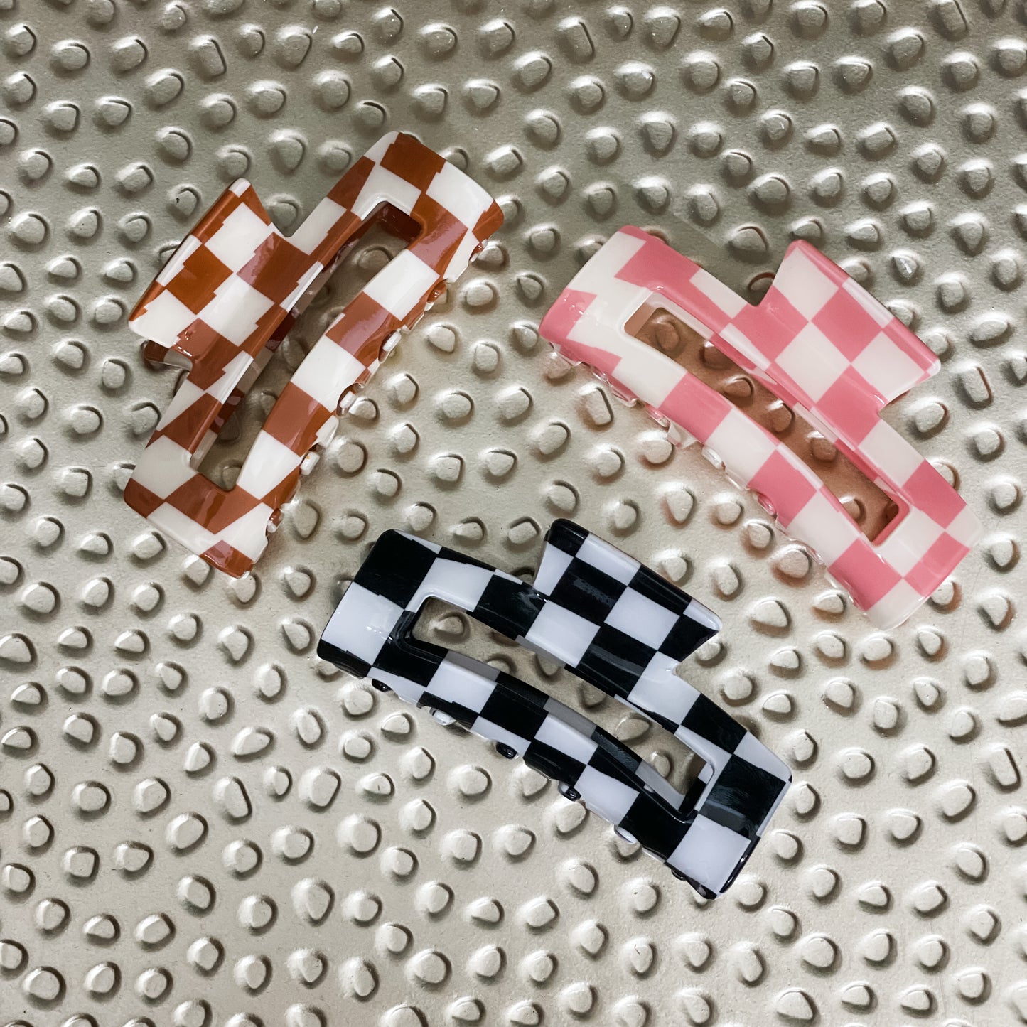 Checkered Claw Clip