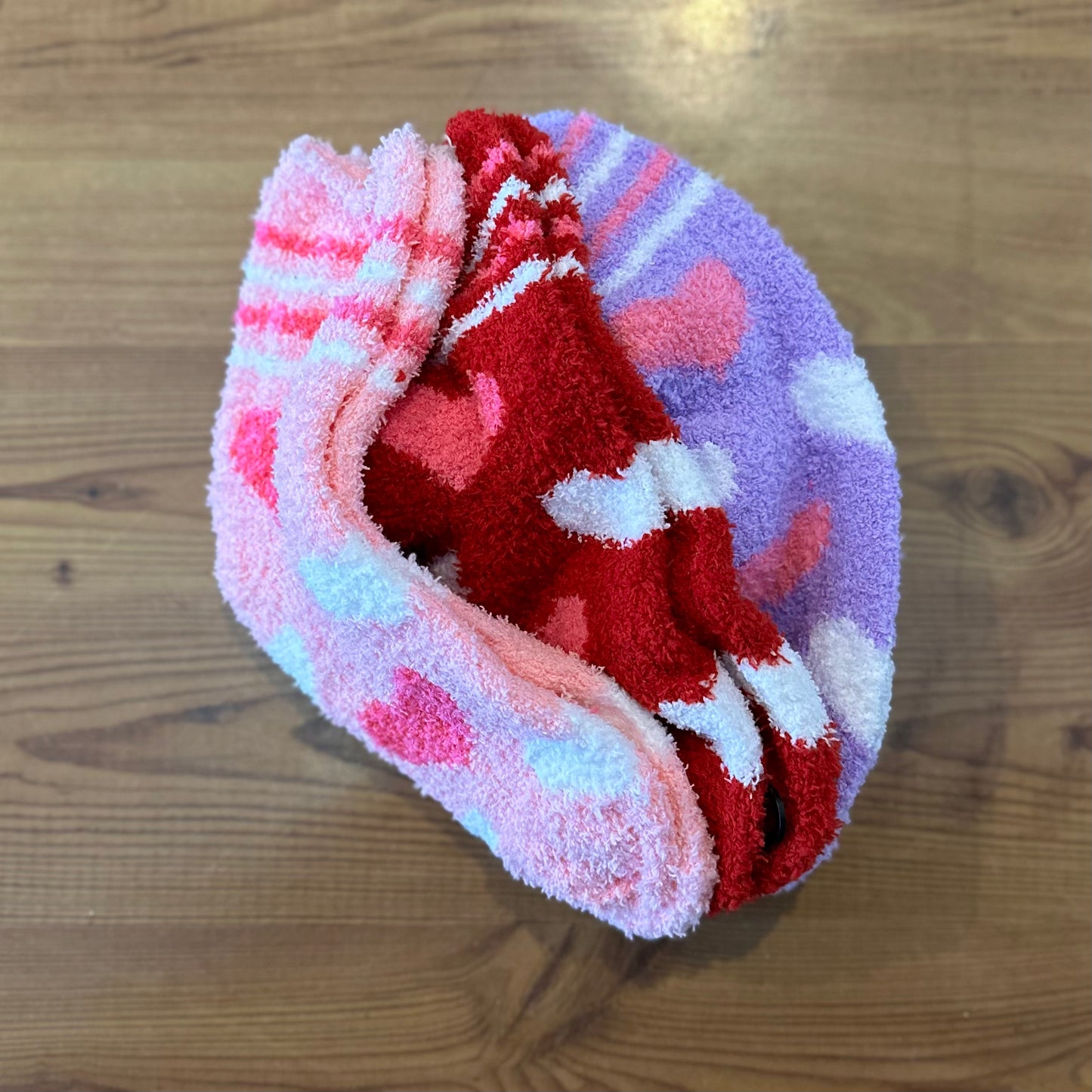Cozy Heart Socks Set