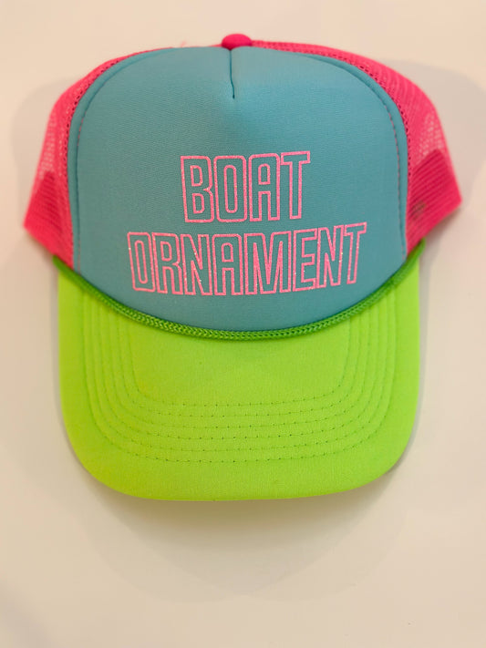 Boat Ornament Trucker Hat