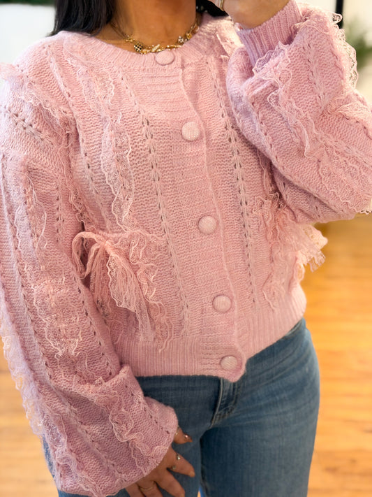 Lace Detailed Cardigan