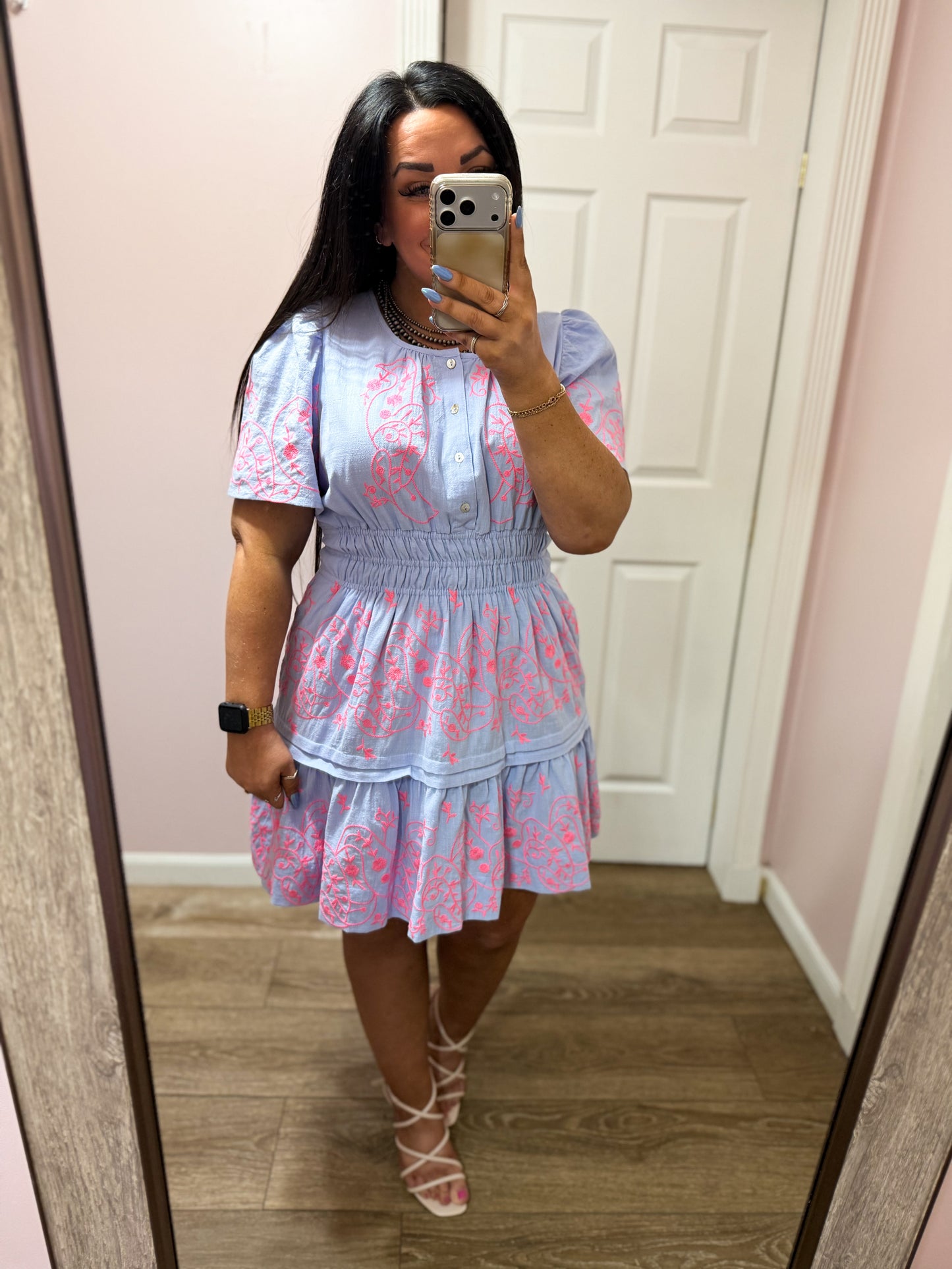 Ever So Sweet Embroidered Dress