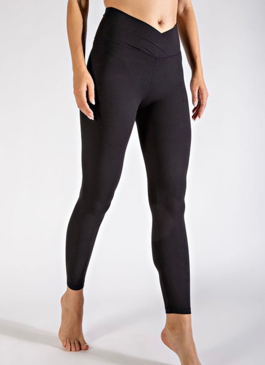 Crossover Waist Leggings