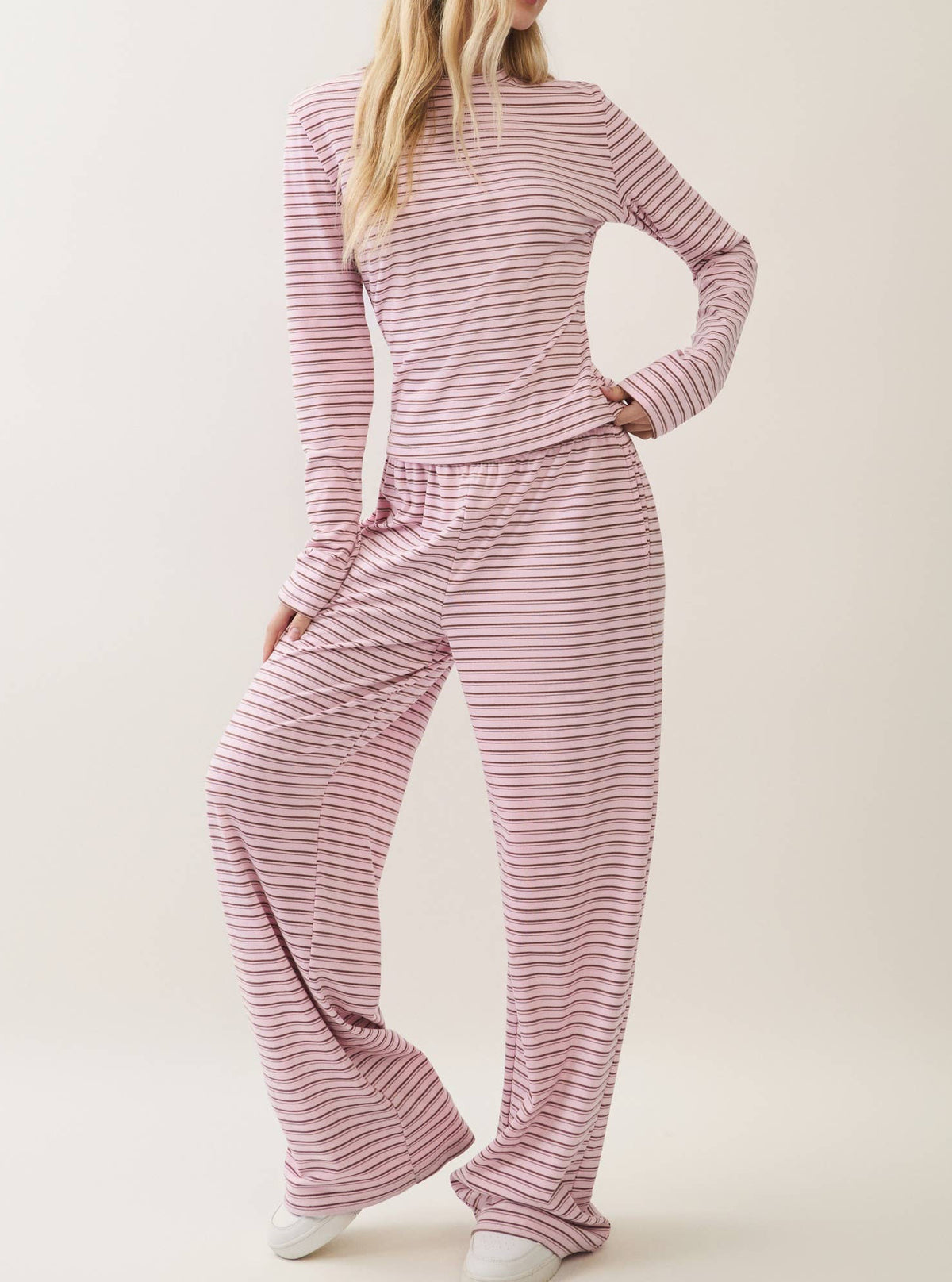 Weekend Drift Striped Lounge Set