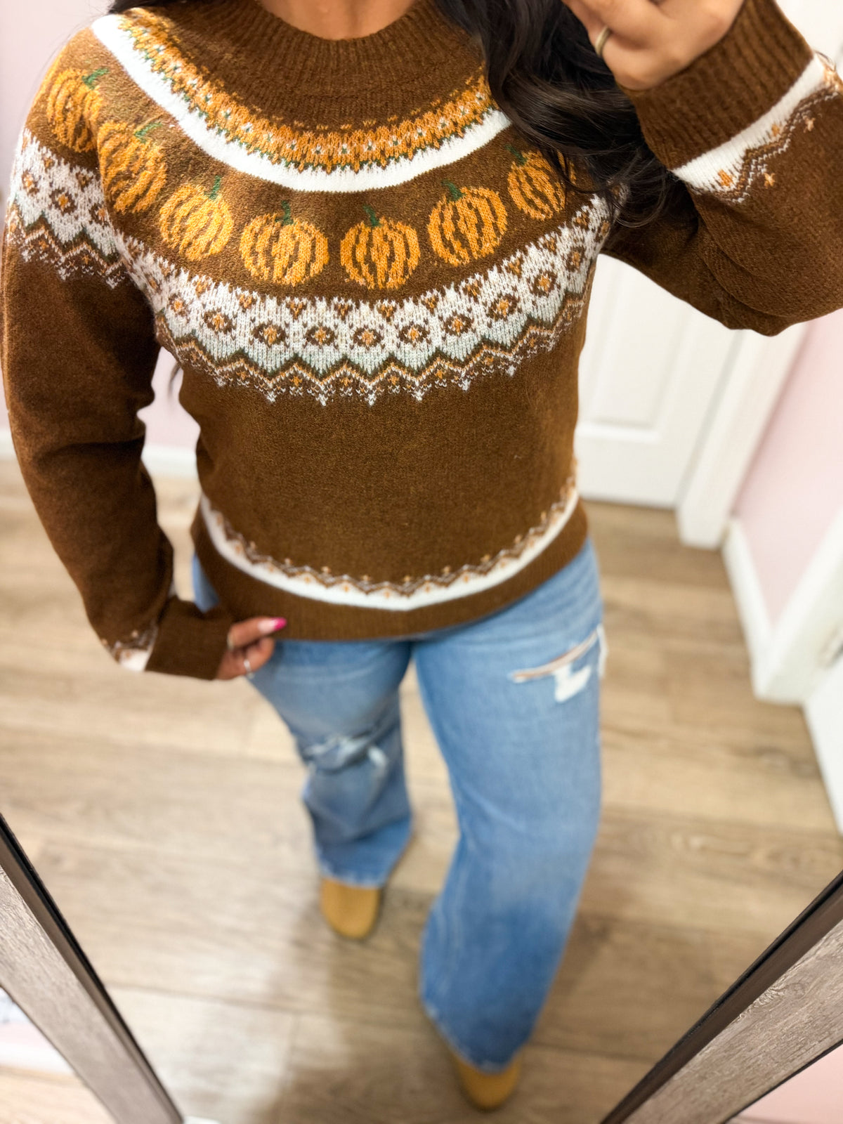 Fall Season Faire Isle Sweater