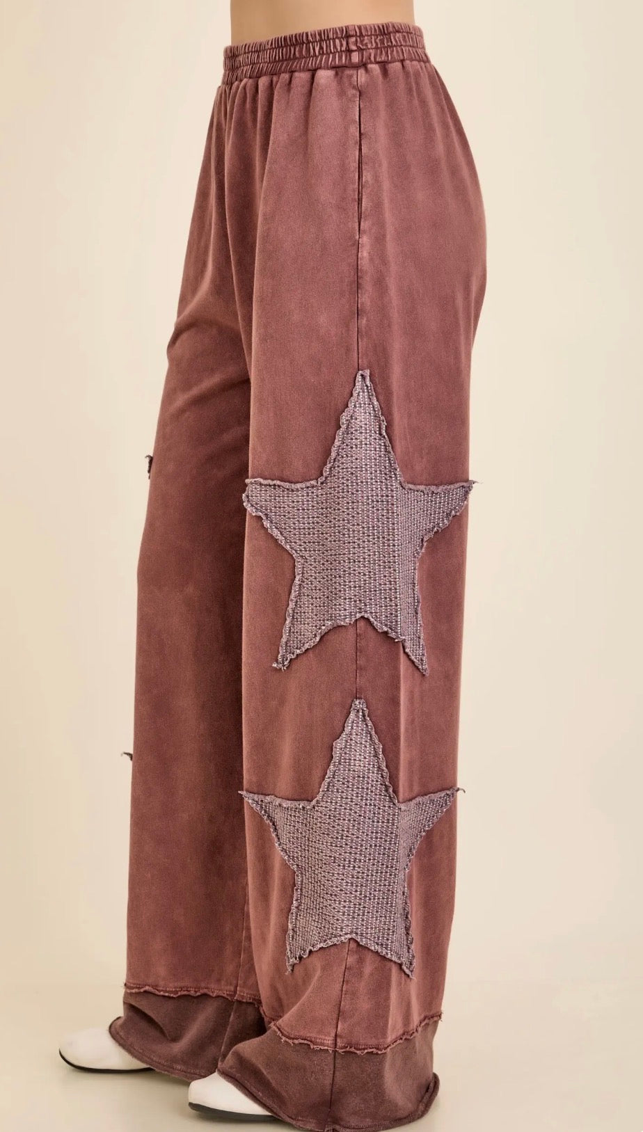 Casual Comfort Star Patch Pants