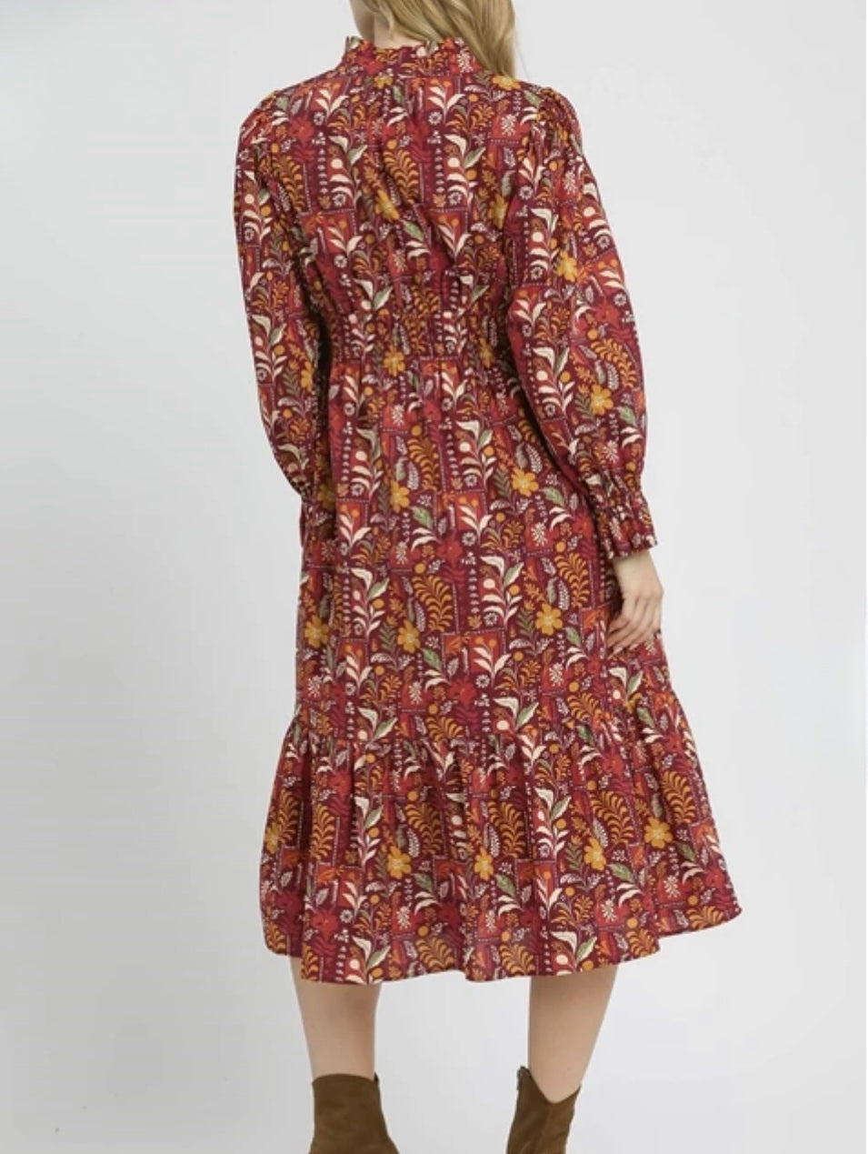 Gemma Floral Midi Dress