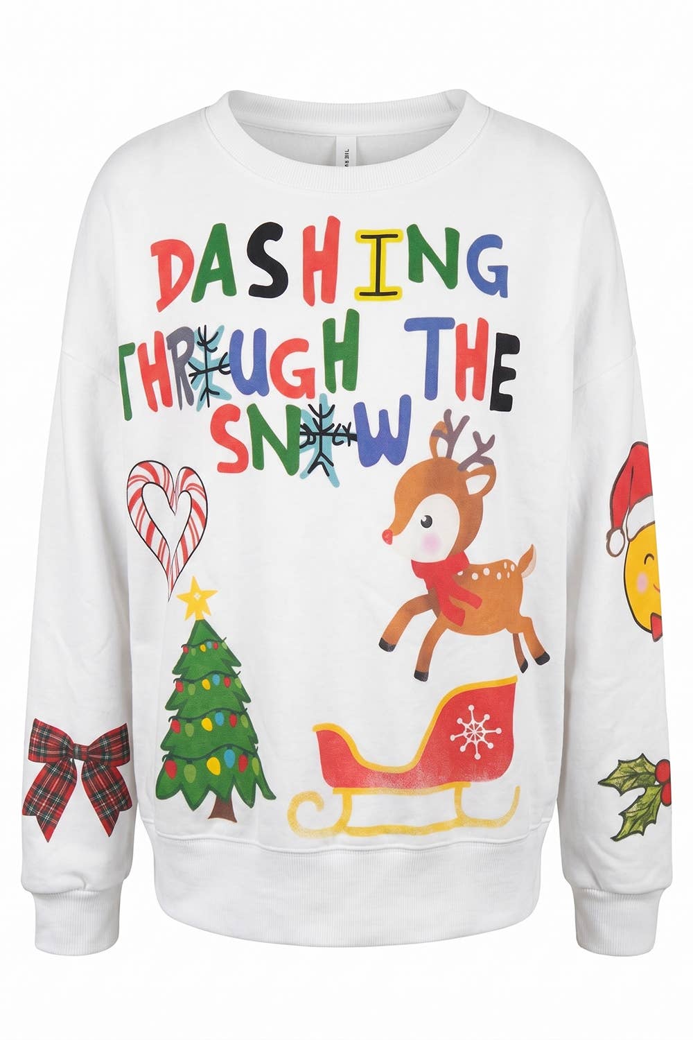 Front & Back Colorful Christmas Sweatshirt