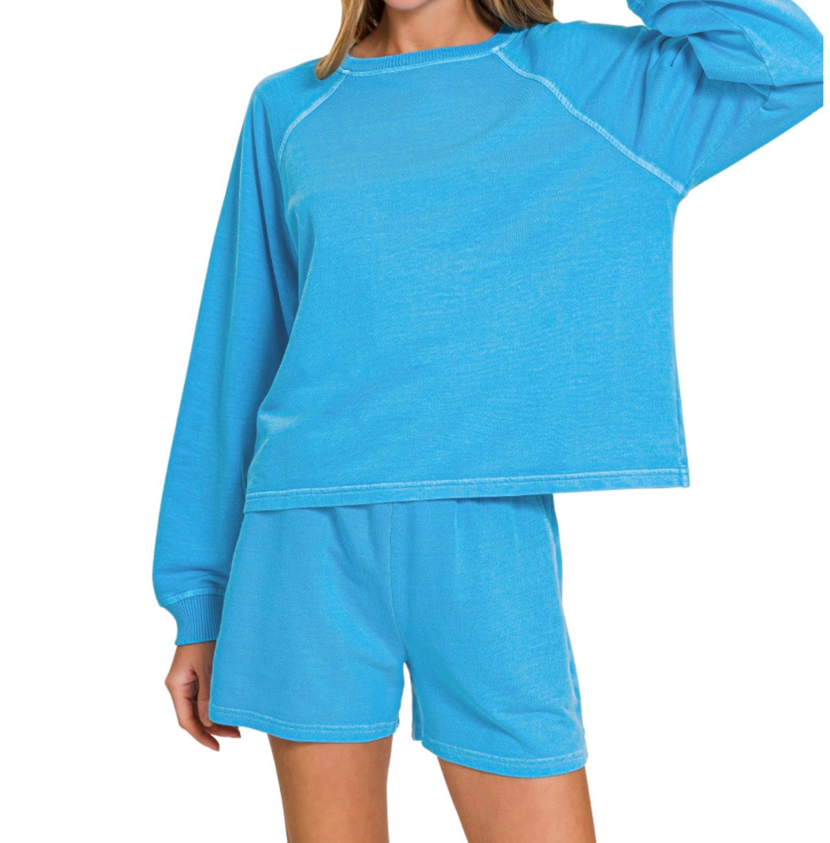 Weekend Ready Washed Set, Ocean