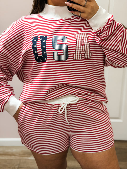 Stripe Shorts