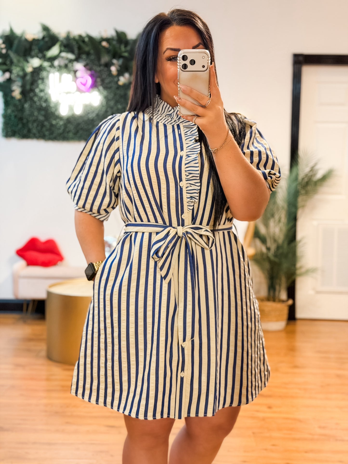 Another Chance Striped Dress