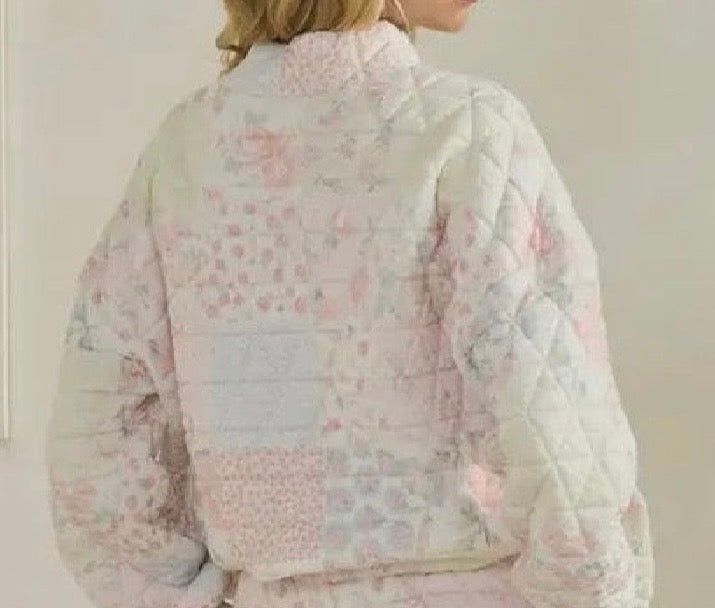 Quilted Patchwork Pullover