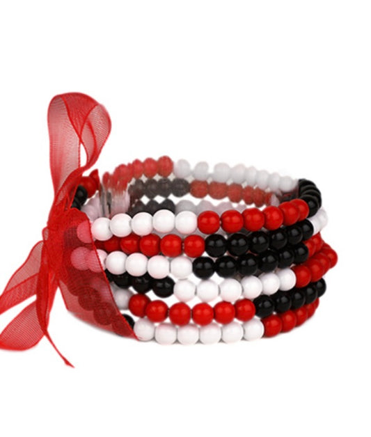 Game Day Beaded Bracelet Set