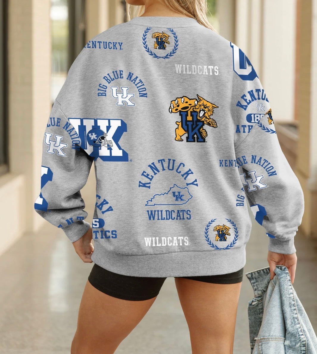 Wildcats On Repeat Crewneck