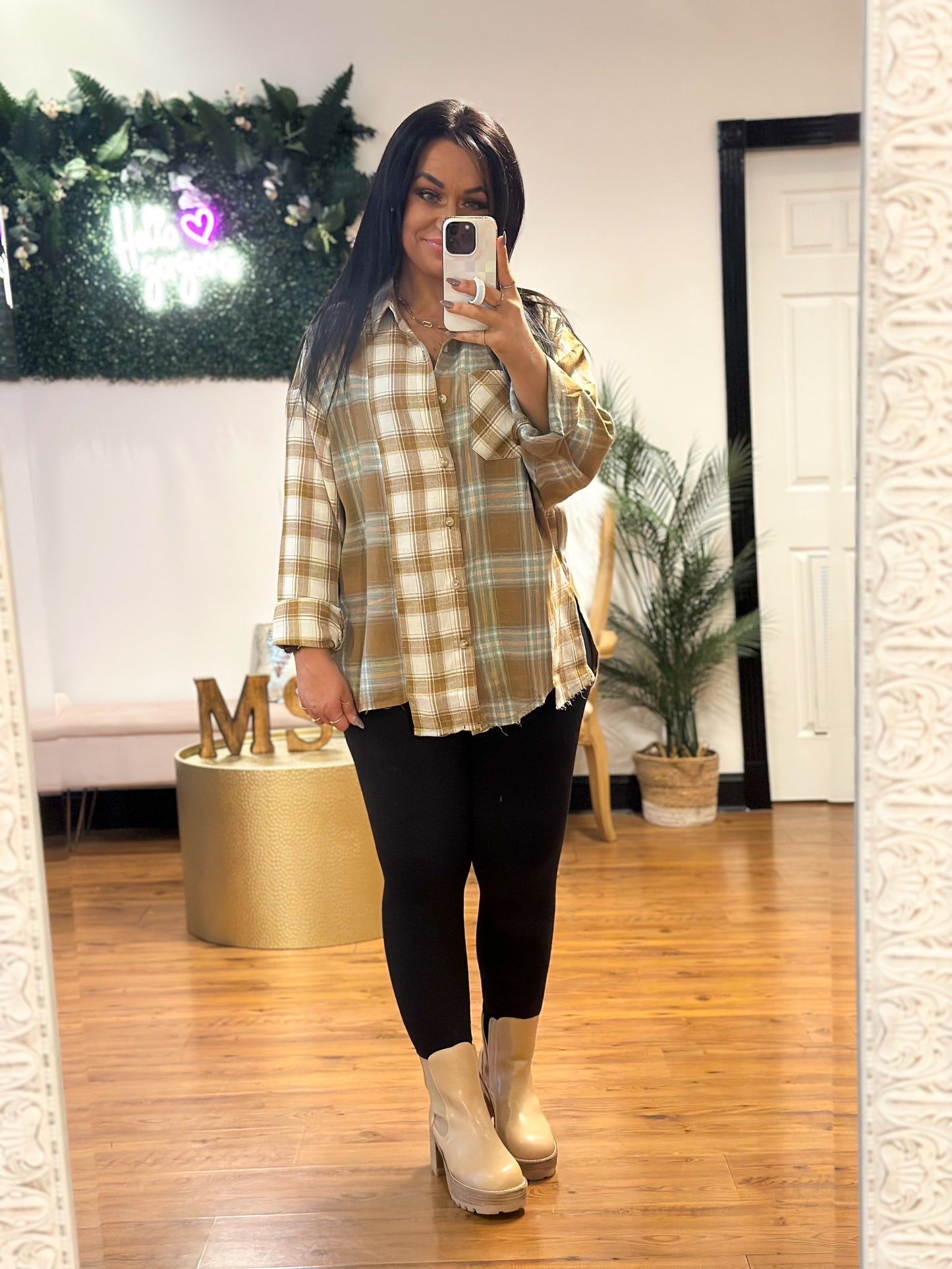 Noelle Patchwork Flannel