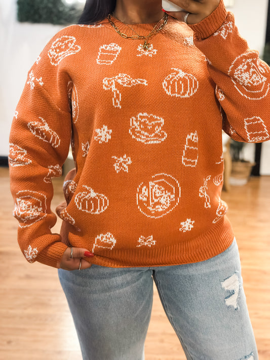 Cozy Pumpkin Sweater