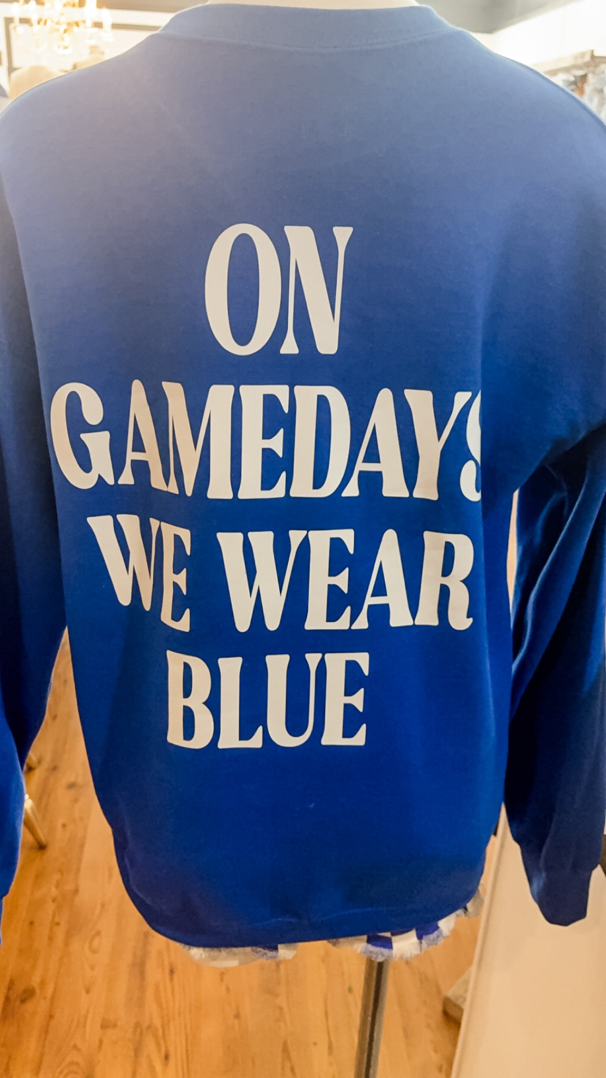 We Wear Blue Crewneck