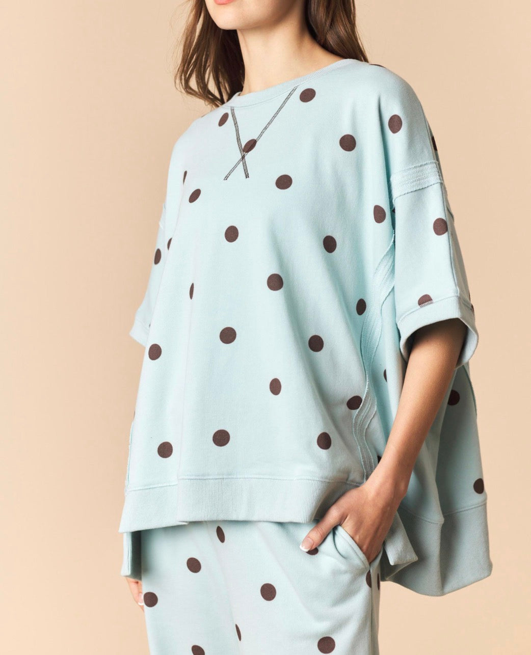 Serenity Polka Dot Lounge Set