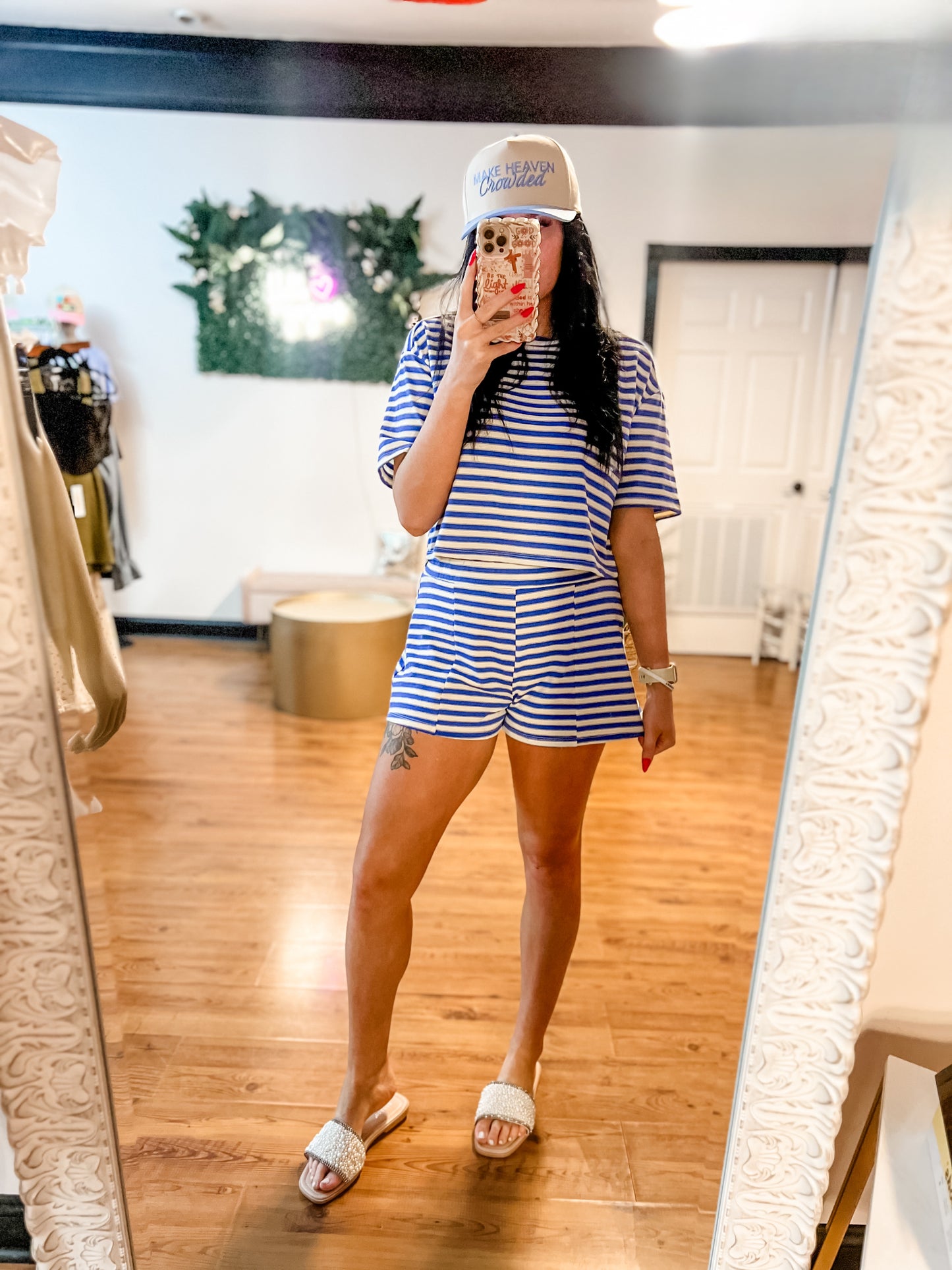 Catch Ya Later Striped Set