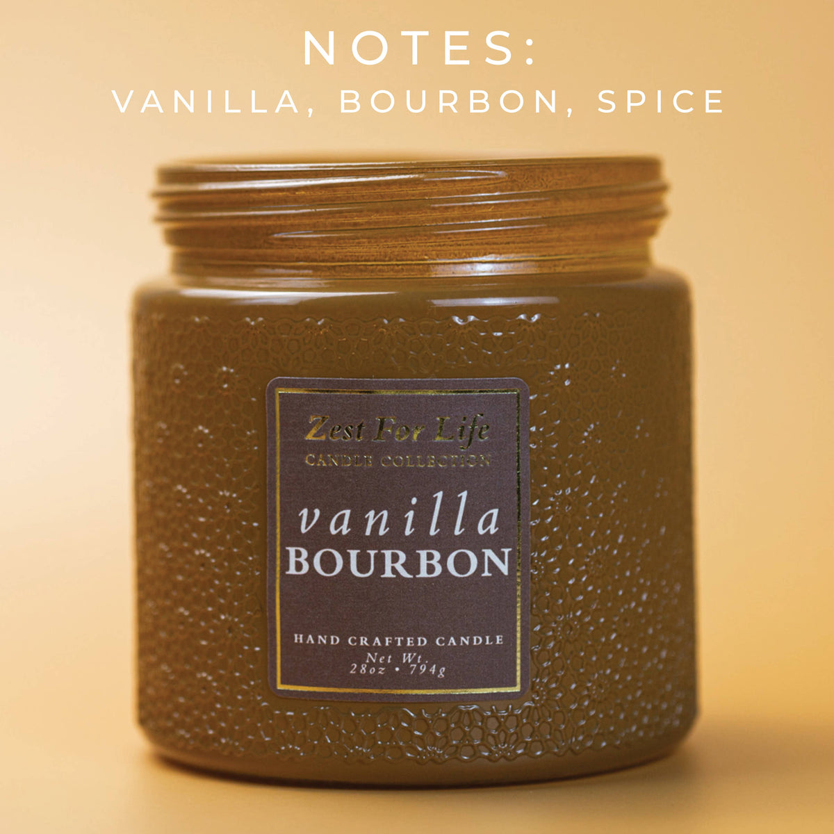 Vanilla Bourbon – 28oz Luxury Candle