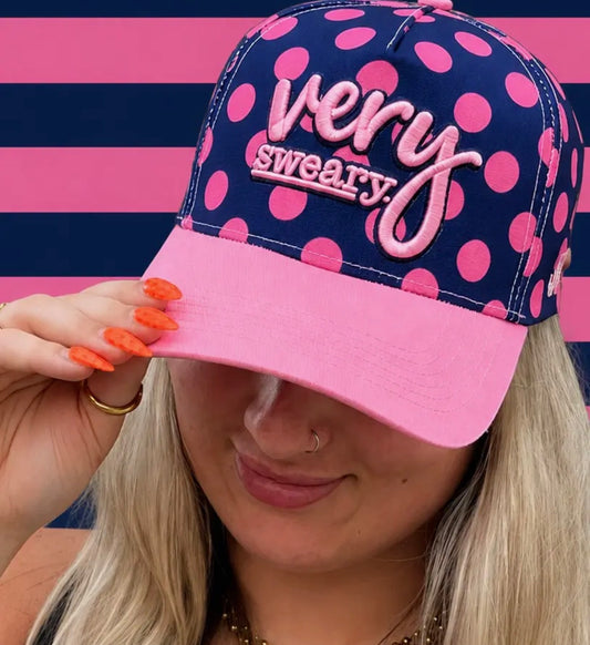 Very Sweary Polka Dot Hat