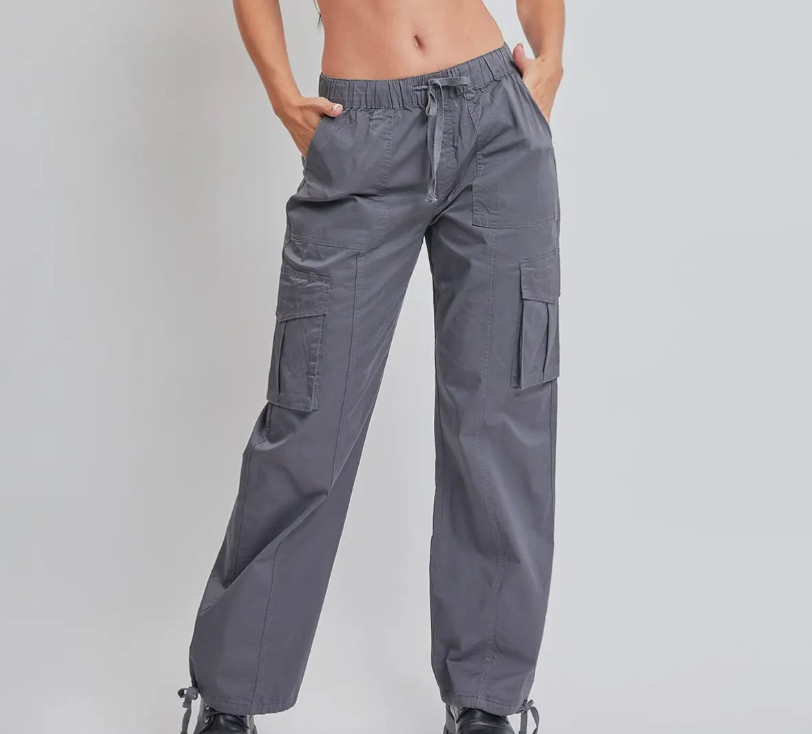 Chill Time Cargo Pants, Charcoal