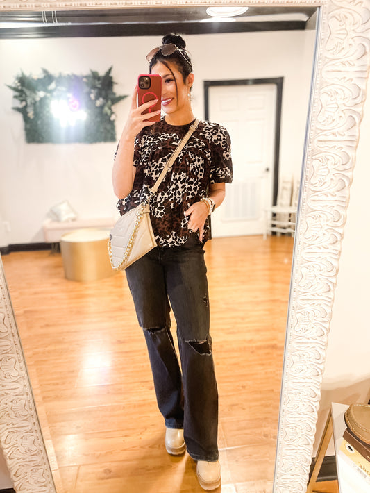 Into The Wild Cheetah Top