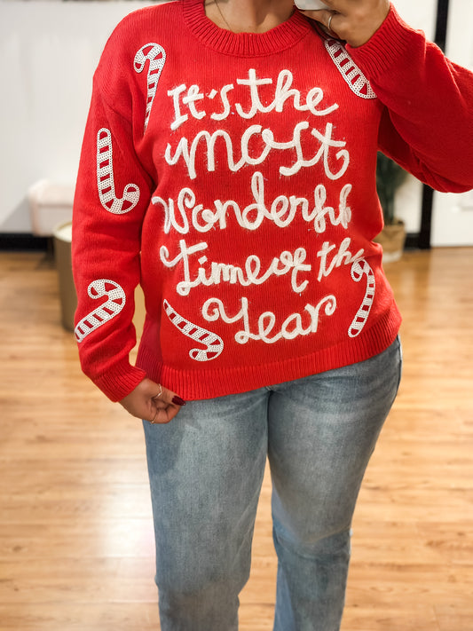 Most Wonderful Time Sweater