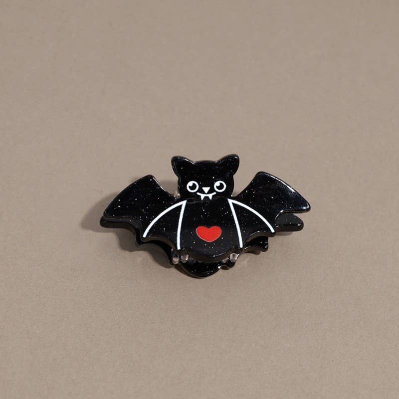 HALLOWEEN PUMPKIN GHOST SET OF 4 HAIR CLAW CLIPS