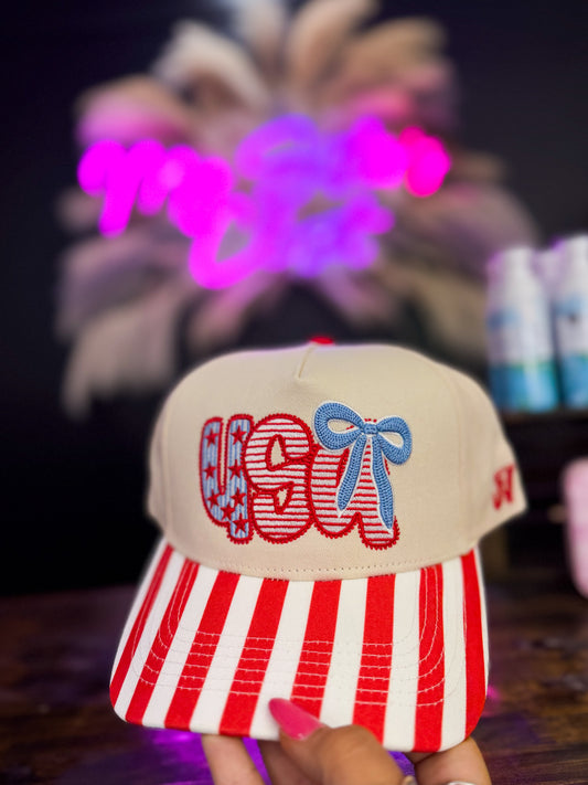 USA Striped Bill Hat